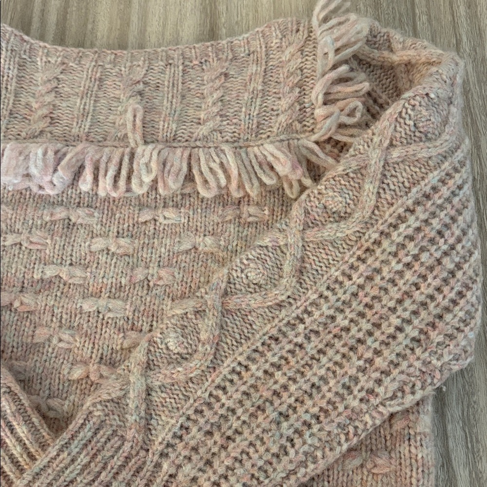 Love Shack Fancy Kingston Bow Sweater Pink Size Small - Picture 9 of 16